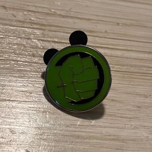 Disney parks Marvel Avenger Hulk Punch Fist Glitter Enamel Pin limited edition